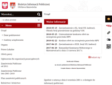 Tablet Screenshot of bip.rawamazowiecka.pl